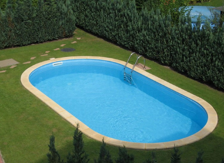 Заглубляемый бассейн Summer Fun овальный 5x3x1.5 м (рис.1)
