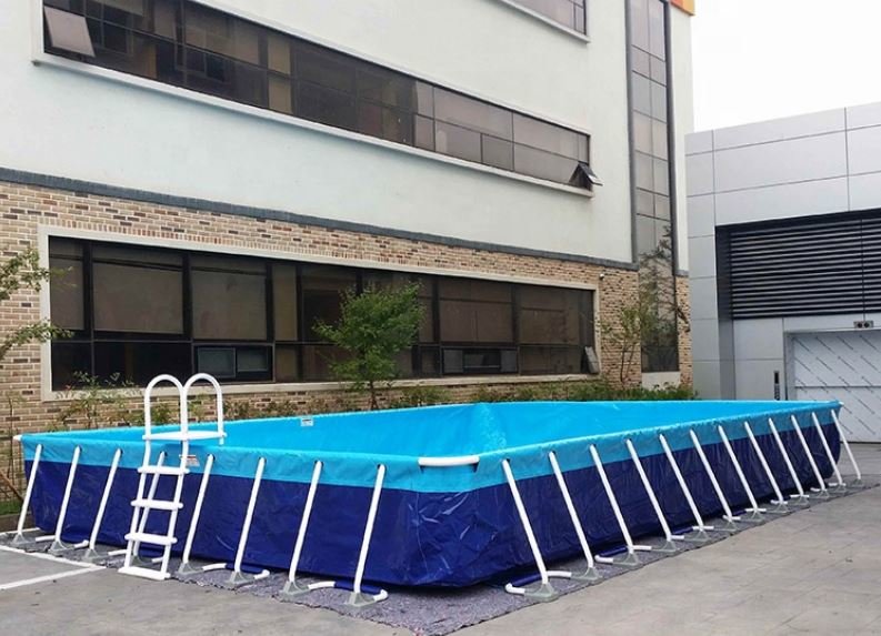 Каркасный летний бассейн 10 x 10 x 1 метр (рис.1)